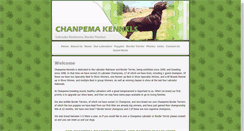 Desktop Screenshot of chanpemakennels.com