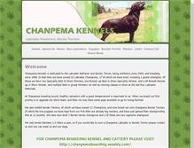 Tablet Screenshot of chanpemakennels.com